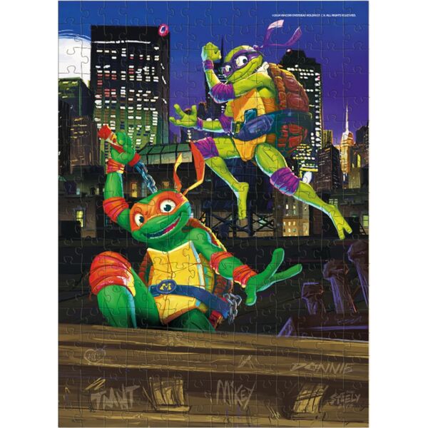Dodo Puzzle "Wojownicze Żółwie Ninja - Donatello I Michelangelo" 250 Elementów