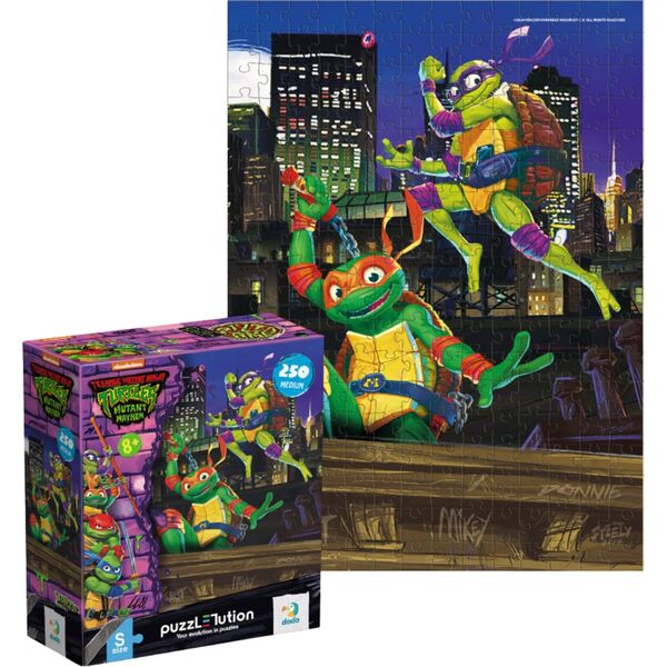 Dodo Puzzle "Wojownicze Żółwie Ninja - Donatello I Michelangelo" 250 Elementów