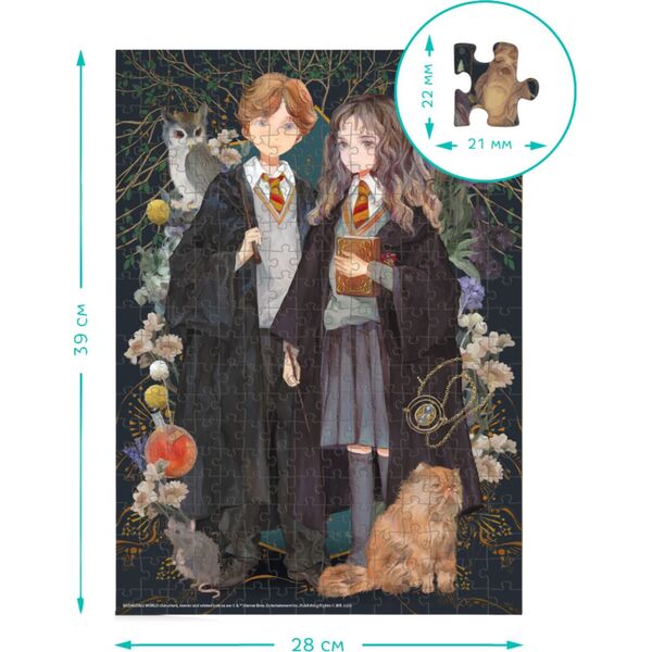 Dodo Puzzle "Harry Potter - Hermiona I Ron" Układanka 300 Elementów Czarodzieje