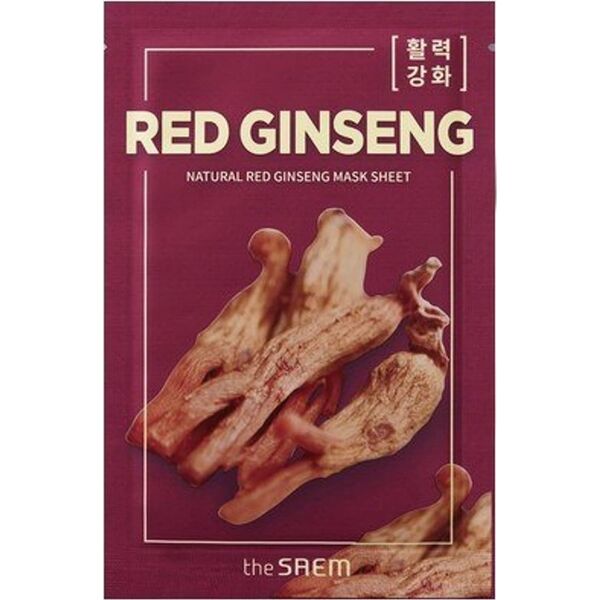 theSaem The SAEM Natural Mask Sheet Maska na tkaninie - Red Ginseng 21ml