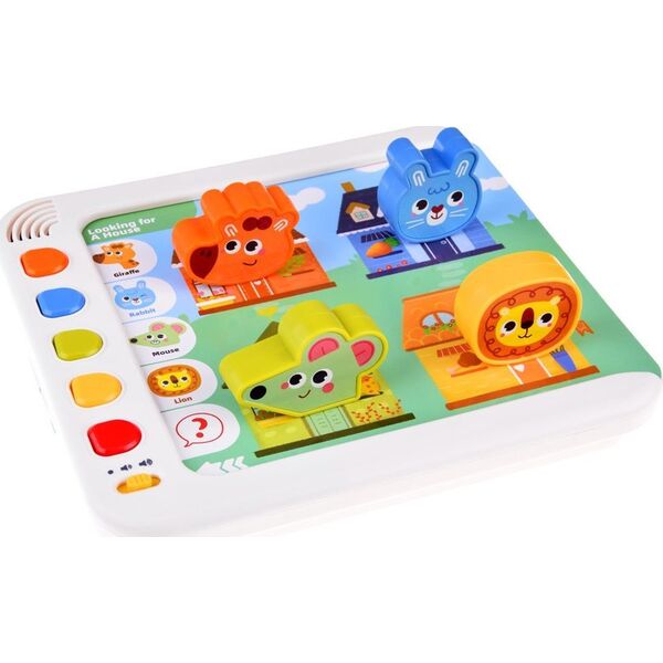 Jokomisiada Hola interaktywny Panel nauka emocji liczb figur Montessori ZA4652