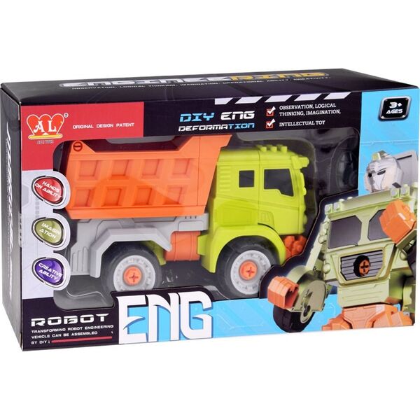 Jokomisiada Super pojazd budowlany auto-robot 2w1 Wywrotka ZA4704 B