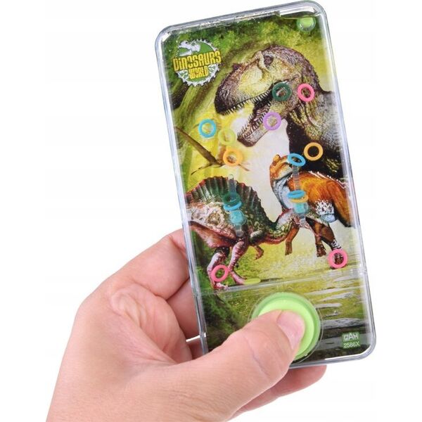 Jokomisiada Gra wodna zręcznościowa złap kółka dinozaury GR0629