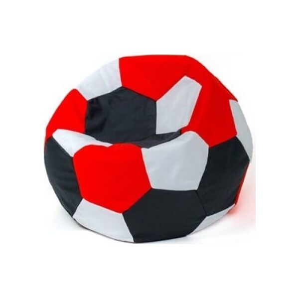 Go Gift Pufa worek sako PIŁKA biały-czarny-czerwony XL 120