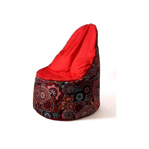 Go Gift Pufa worek sako MANDALA druk-czerwony XL 120x80