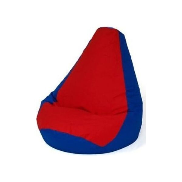 Go Gift Pufa worek sako GRUSZA granatowy-czerwony XXL 140x100