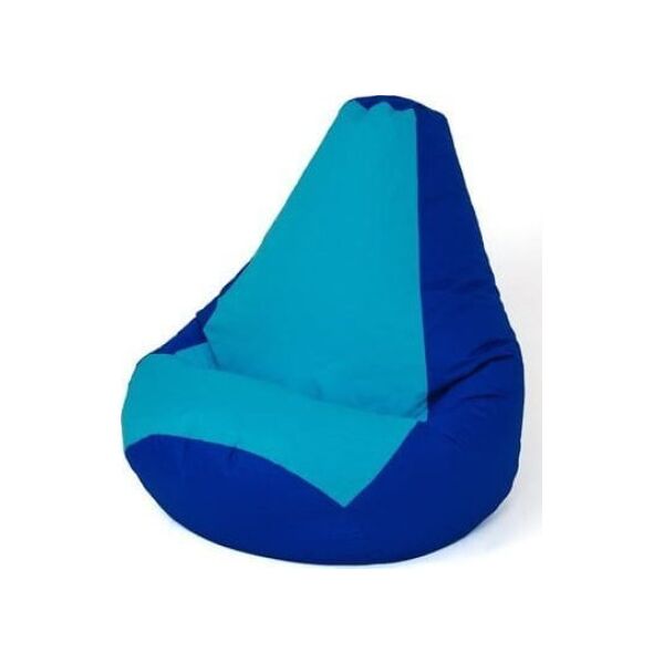 Go Gift Pufa worek sako GRUSZA granatowy-niebieski L 105x80