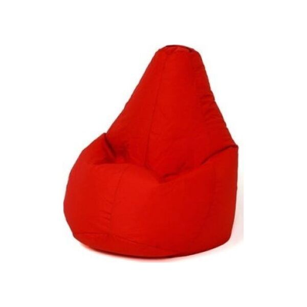 Go Gift Pufa worek sako GRUSZA intensywny czerwony XL 130x90