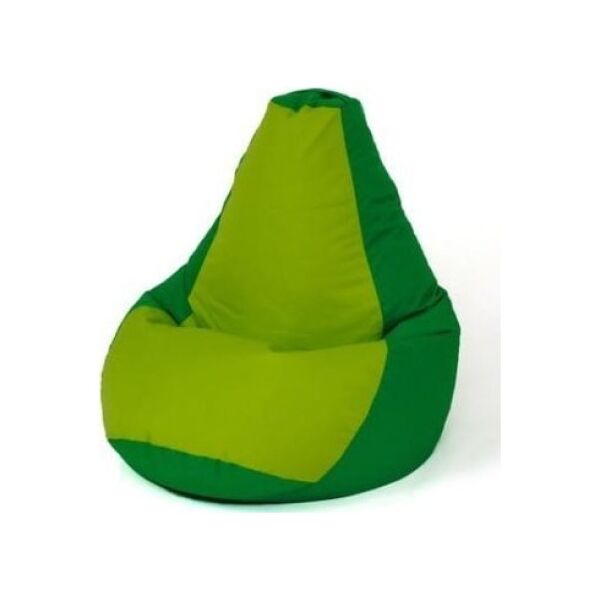 Go Gift Pufa worek sako GRUSZA zielony-jasno zielony XL 130x90