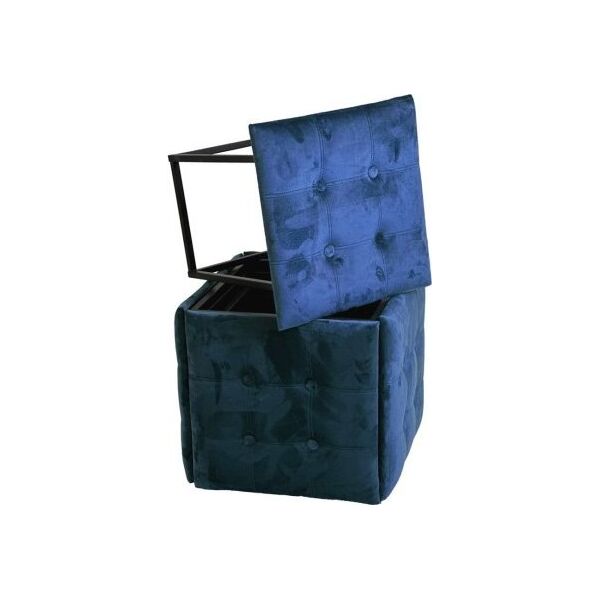 Go Gift Puf-transformator 5w1 - 5 taboretów w 1 pufie granat velvet