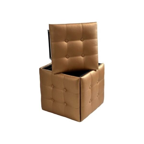 Go Gift Puf-transformator 5w1 - 5 taboretów w 1 pufie camel eco skóra