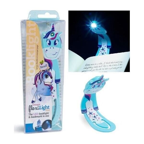 Thinking Gifts Flexilight Pals Unicorn Blue - Lampka do książki