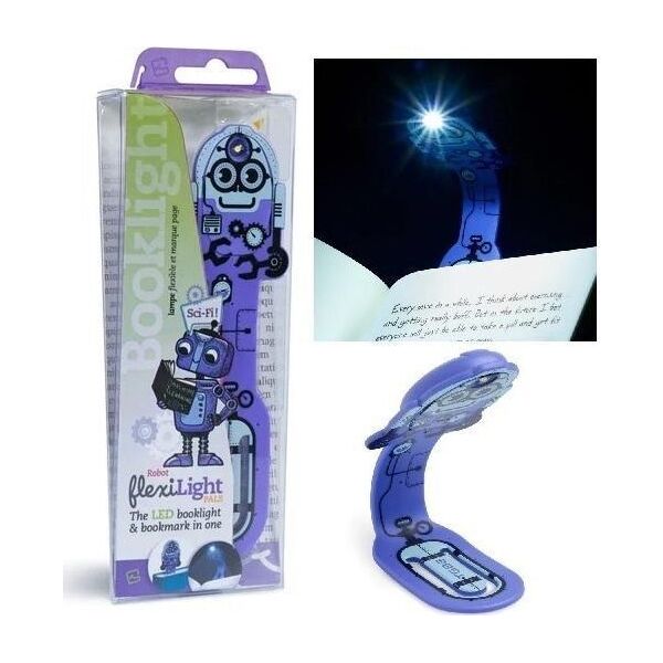 Thinking Gifts Flexilight Pals Robot Purple - Lampka do książki