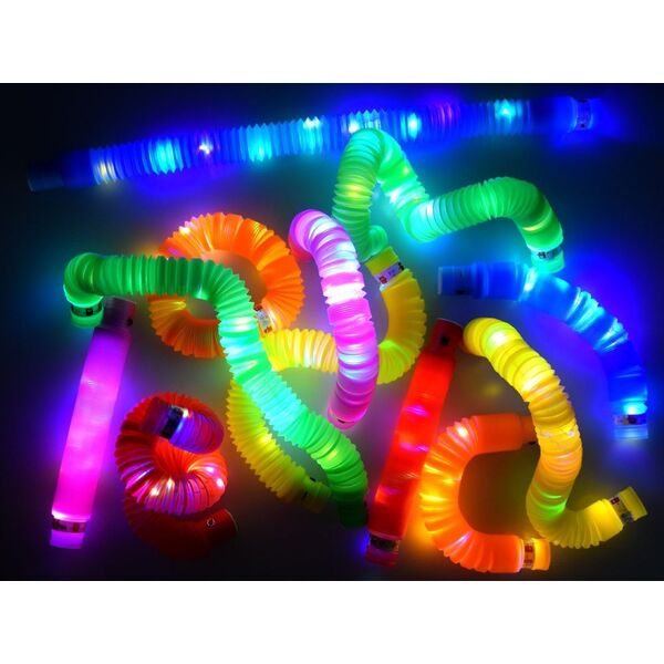 Jokomisiada POP TUBE rurki sensoryczne świecące LED 12szt ZA4709
