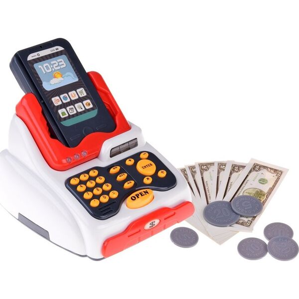 Jokomisiada Zestaw Mini Market Kasa Skaner Czytnik kart zestaw do sklepu ZA4636