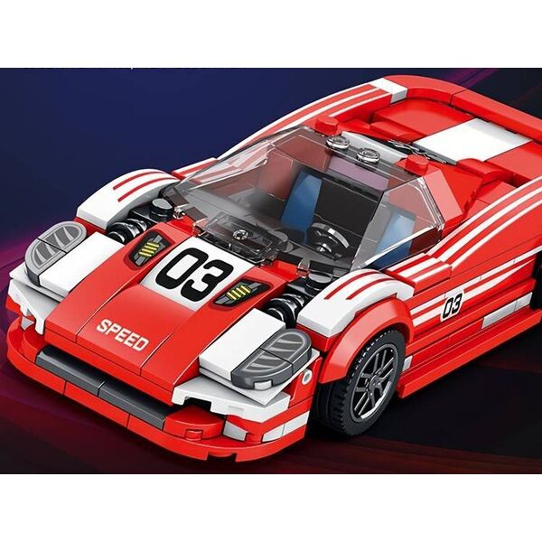 Jokomisiada Sportowe czerwone Auto 917 Techniczne Klocki 355 ele ZA4754