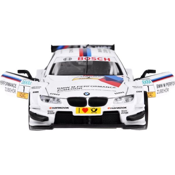 Jokomisiada Auto metalowe sportowy model BMW M3 DTM skala 1:32 dźwięki światła ZA4608
