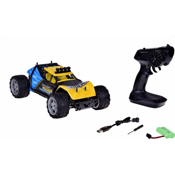 Jokomisiada Autko r/c Zestaw auto zdalnie sterowane HYPER TRUCK OFF-ROAD na pilota RC0641 ZO