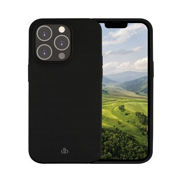 dbramante Costa Rica - Silicone Case for iPhone 14 Pro - Night Black