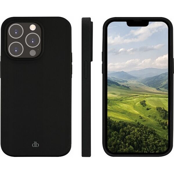 dbramante Costa Rica - Silicone Case for iPhone 14 Pro - Night Black