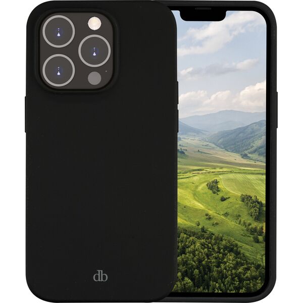 dbramante Costa Rica - Silicone Case for iPhone 14 Pro Max - Night Black