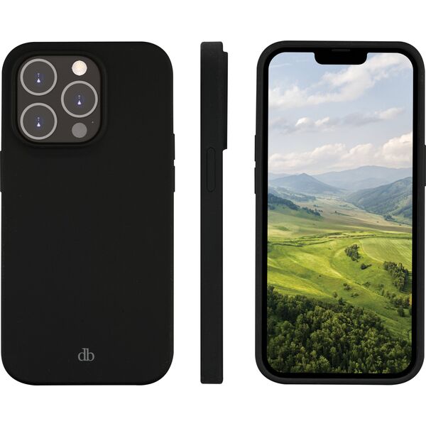 dbramante Costa Rica - Silicone Case for iPhone 14 Pro Max - Night Black