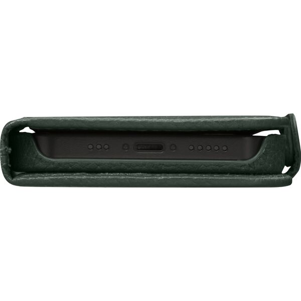 dbramante New York - 2-in-1 Leather Wallet for iPhone 15 Pro - Evergreen