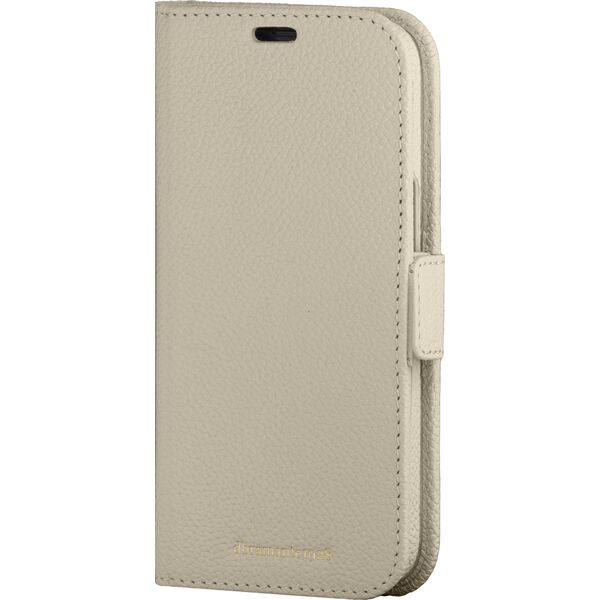 dbramante New York - 2-in-1 Leather Wallet for iPhone 15 - Sand Dune