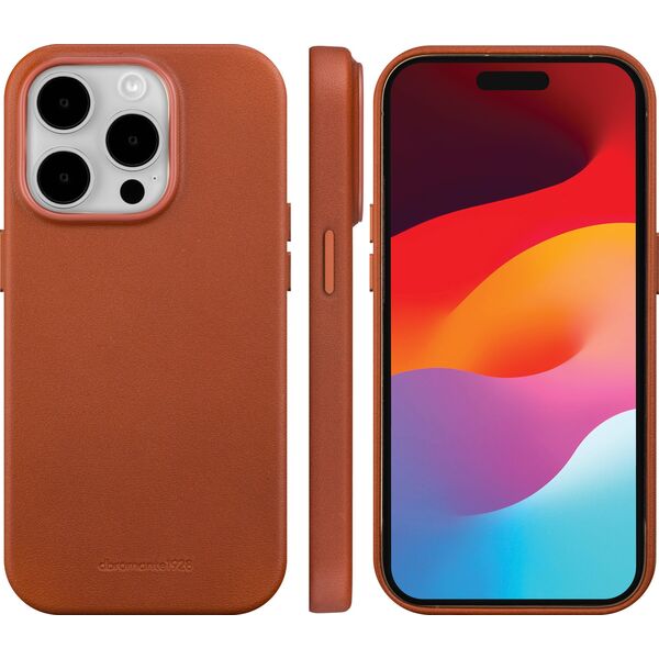 dbramante Roskilde Magsafe - Leather Case for iPhone 15 Pro Max - Tan