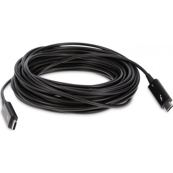 Kabel USB LMP Thunderbolt - Thunderbolt 25 m Czarny (21938)