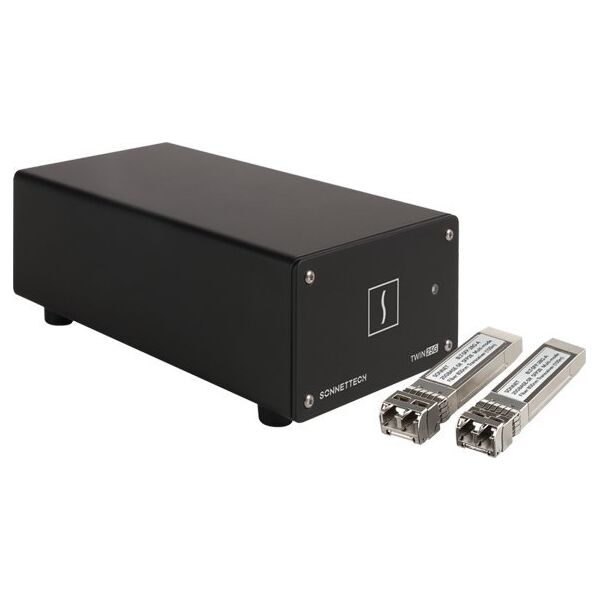 Sonnet Twin25G Thunderbolt Dual Port 25Gb Ethernet Adapter (SFP28s included)