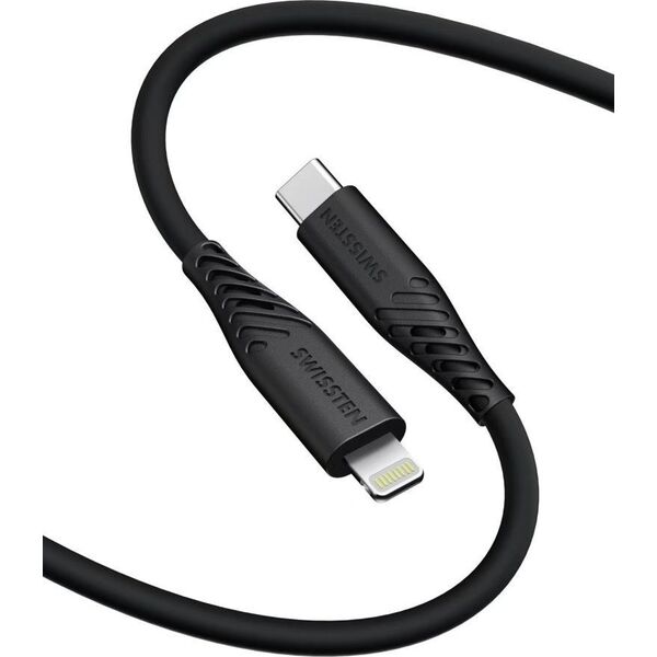 Kabel USB Swissten USB-C - USB-C 1.5 m Czarny (71534010)