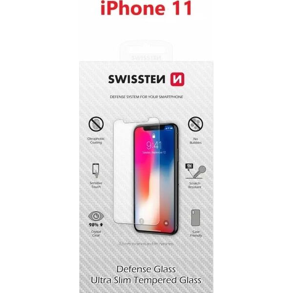 Swissten Tempered Glass for iPhone 11