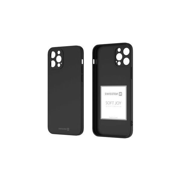 Swissten Soft Joy iPhone 13 Pro Max Cover - Black