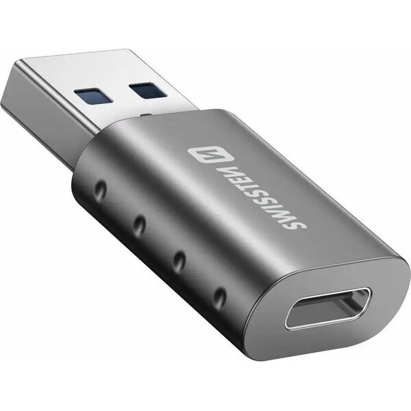Adapter USB Swissten Adapter USB-A(M)/USB-C(F)