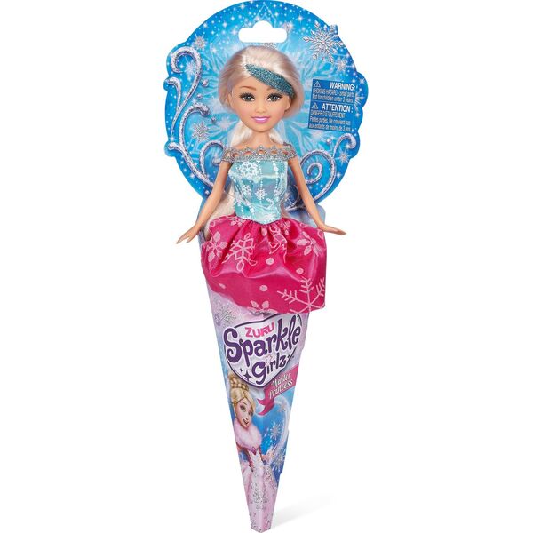 Sparkle Girlz SPARKLE GIRLZ doll Winter Princess in cone, 4 asst., D, 10017BQ1