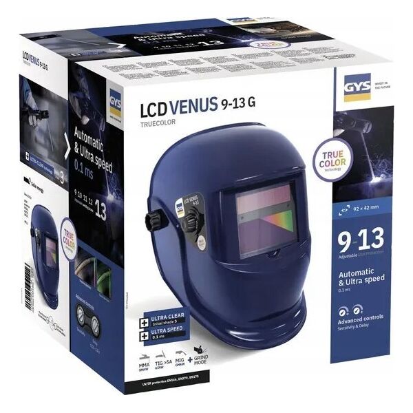 Sourcing Welding mask GYS Venus 9/13G True color