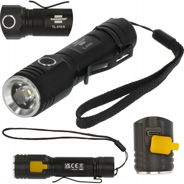 Latarka Brennenstuhl TORCH LED IKR 5W 400LM 860 IP44 18650