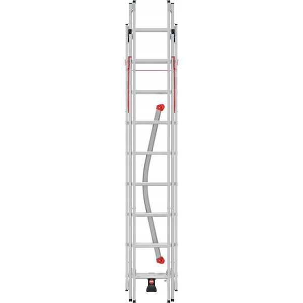 Hailo HAILO S100 Hailo ProfiLOT ladder combinable aluminum / 2x9+1x8 steps 039309507