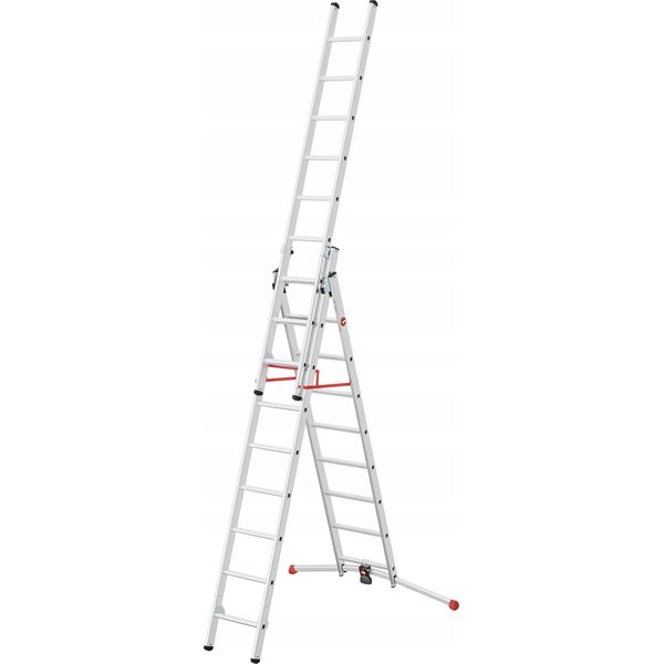 Hailo HAILO S100 Hailo ProfiLOT ladder combinable aluminum / 2x9+1x8 steps 039309507