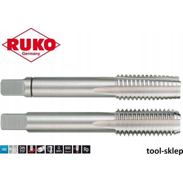 Sourcing Hand tap RUKO G DIN 5157 HSS G 1/8&apos|