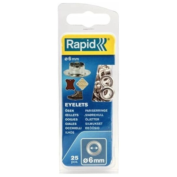 Rapid Ring rivets 6 mm + device, 25 pcs.