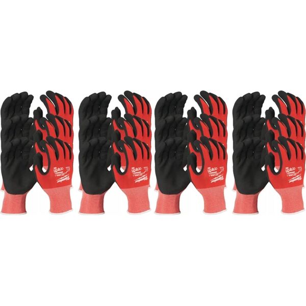Milwaukee Gloves MILWAUKEE CUT level 1, 12 pcs. L / 9