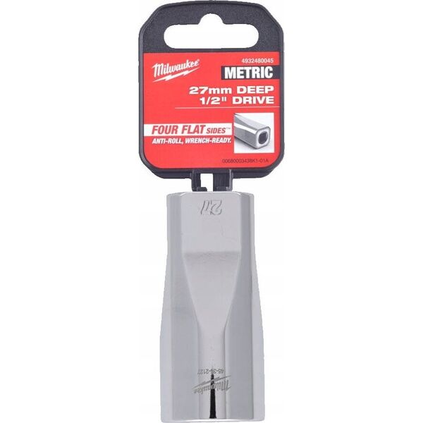 Milwaukee MILWAUKEE SOCKET 1/2" LONG 27mm