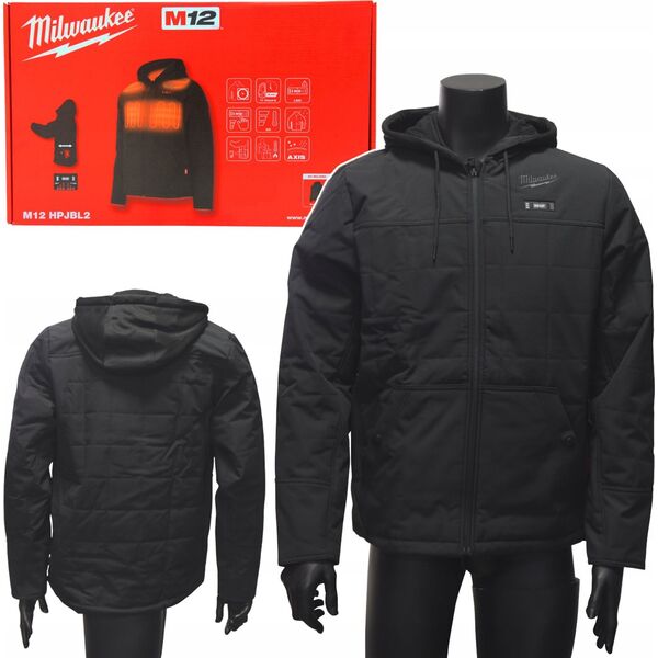 Kurtka męska Milwaukee MILWAUKEE.HEATING JACKET M12HPJBL2-0(L) DOWN