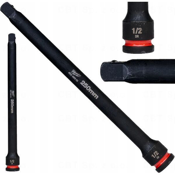 Milwaukee MILWAUKEE SOCKET EXTENSION 1/2" 250mm IMPACT