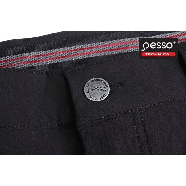 Pesso Work trousers STRETCH Mercury, black C48
