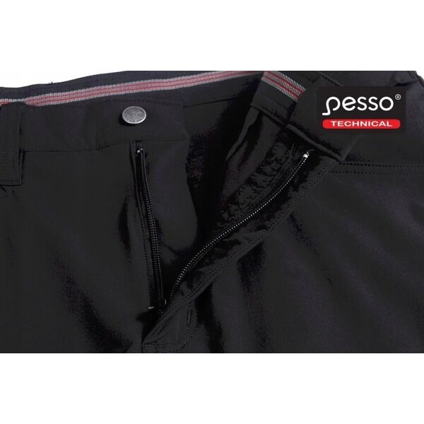 Pesso Work trousers STRETCH Mercury, black C48