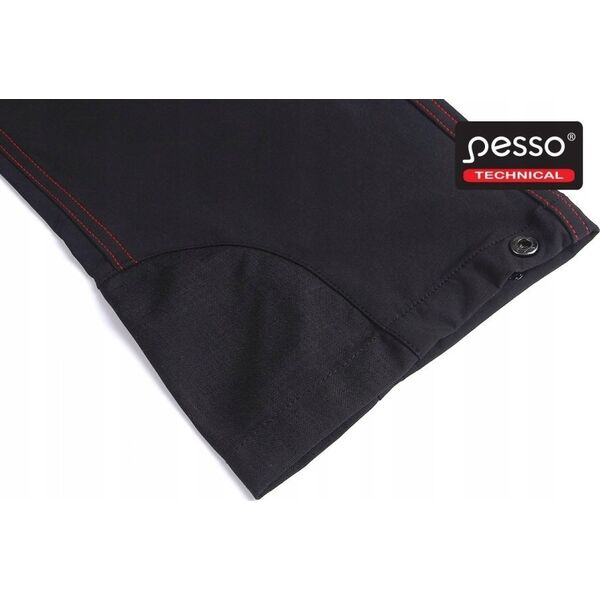 Pesso Work trousers STRETCH Mercury, black C48