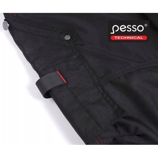 Pesso Work trousers STRETCH Mercury, black C48